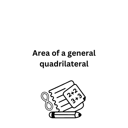 Area of a general quadrilateral 